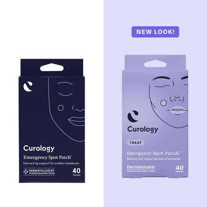Curology Emergency Spot Pimple Patches for Face, Hydrocolloid Pimple Patches Fast-Acting, 80 Count
